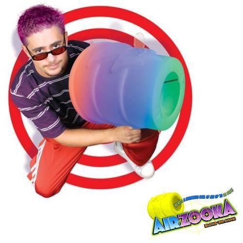 Airzooka Bazooka Blaster Airzooka Launcher Kids Toy  Air Cannon Shooter Black 