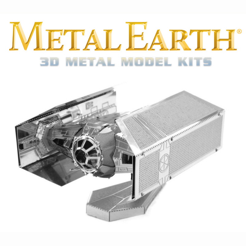 Star Wars Vader Tie Fighter Metal Earth 3-D Laser Cut Steel Model Kit #MMS253 
