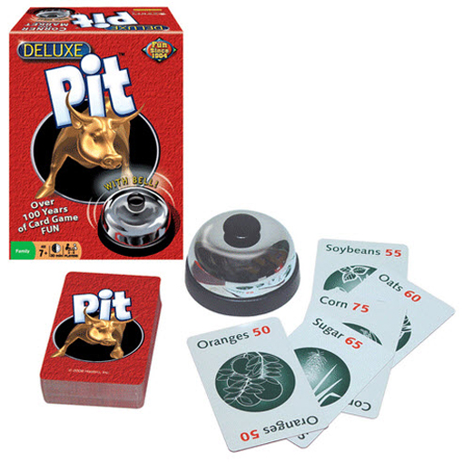 2002 Hasbro Deluxe Pit Card Game With Bell No 1019 Corner The Market for sale online 
