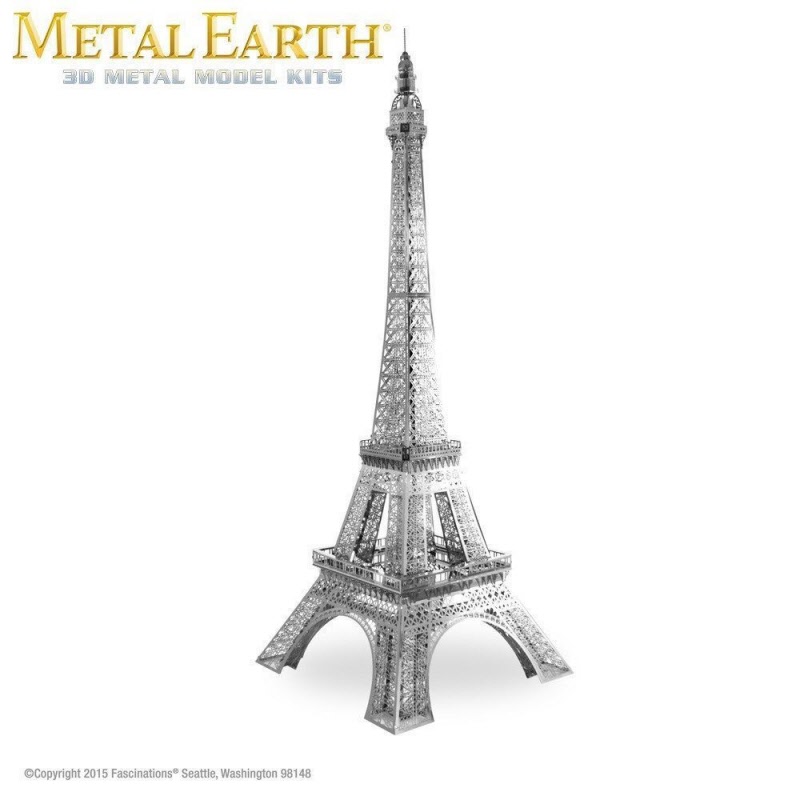 Metal Earth Eiffel Tower Laser Cut 3D Model, MMS016