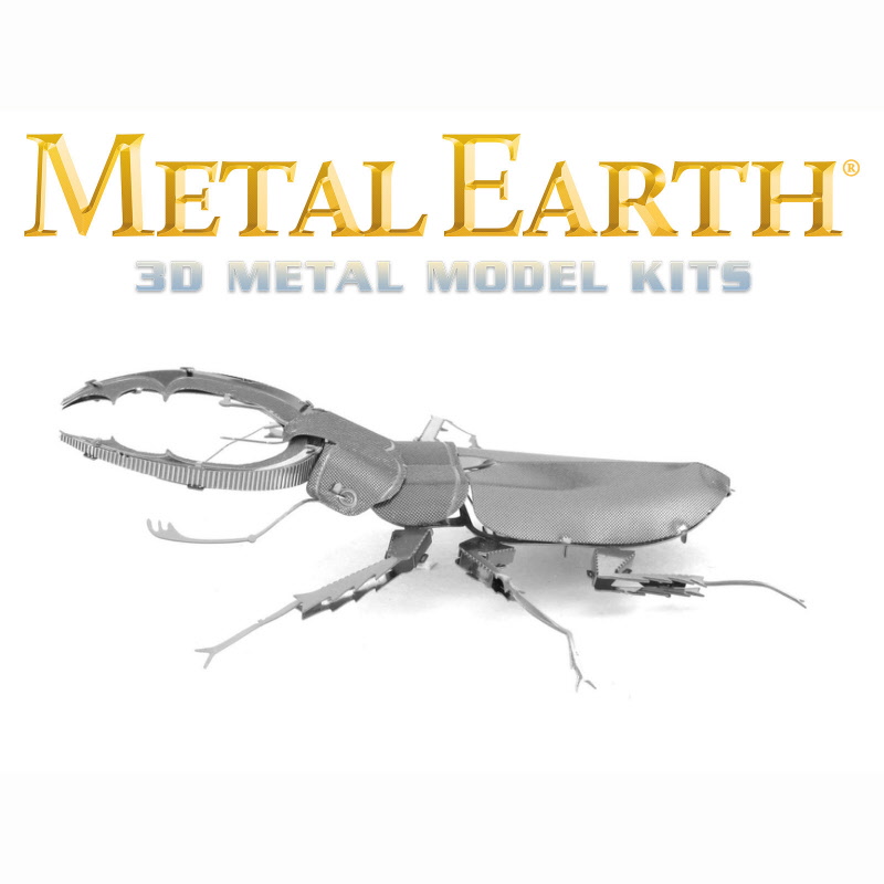 Stag Beetle Metal Earth 3D Laser Cut Metal Model Fascinations Insect MMS071 
